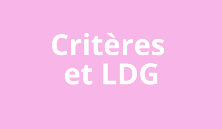 Critères et LDG