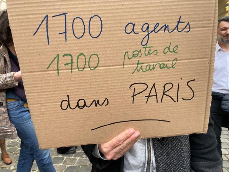 1700 agents 1700 postes de travail dans Paris